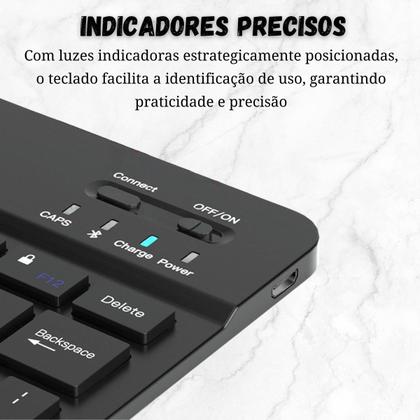 Imagem de Kit Teclado Com Mouse Sem Fio Para Galaxy S10 Fe 10.9 - X526