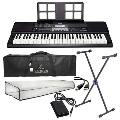 Imagem de Kit Teclado Digital CASIO CT-X800 Preto TX02