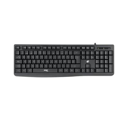 Imagem de Kit Teclado e Mouse Acer USB ABNT2 Com Fio Preto EAK040