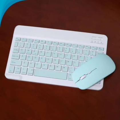 Imagem de Kit Teclado e Mouse Bluetooth Estável e Confortável Para Home Office