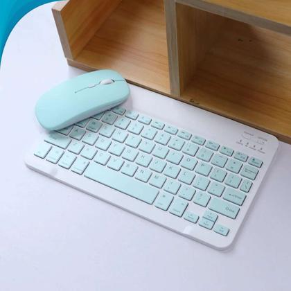 Imagem de Kit Teclado e Mouse Bluetooth Estável e Confortável Para Home Office