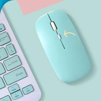 Imagem de Kit Teclado e Mouse Bluetooth USB Recarregável Pronta Entrega