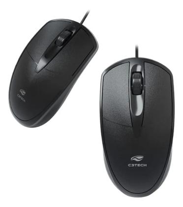 Imagem de KIT Teclado e mouse c/fio C3tech Usb Abnt2 Preto