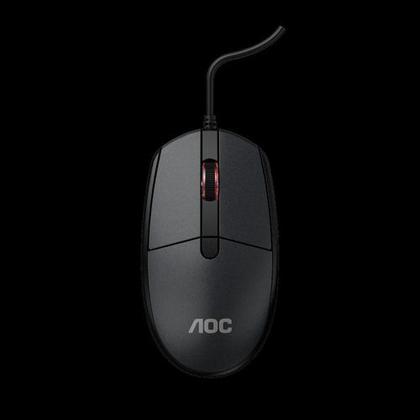 Imagem de Kit Teclado E Mouse Com Fio Usb Aoc Office Ç
