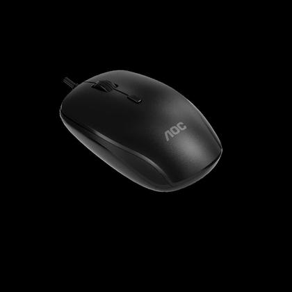 Imagem de Kit Teclado E Mouse Com Fio Usb Aoc Slim Office Ç Lançamento