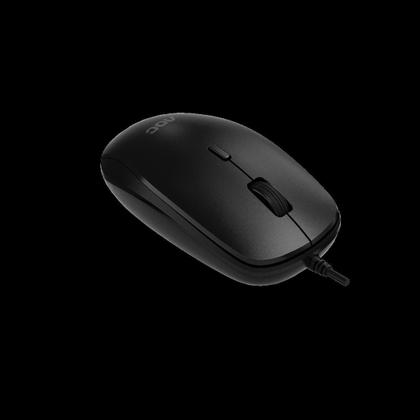 Imagem de Kit Teclado E Mouse Com Fio Usb Aoc Slim Office Ç Lançamento