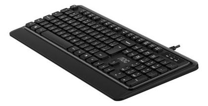 Imagem de Kit Teclado E Mouse Com Fio Usb Aoc Slim Office Ç