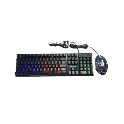 Imagem de Kit teclado e mouse gamer led rgb usb hk8600 xtrad