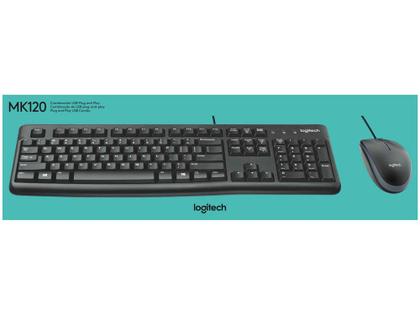 Imagem de Kit Teclado e Mouse Logitech MK120