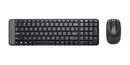 Imagem de Kit teclado e mouse logitech wireless mk220 preto