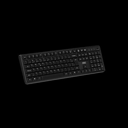 Imagem de Kit Teclado E Mouse Sem Fio Aoc Abnt Ç Office Lançamento