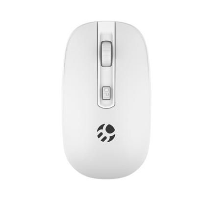 Imagem de Kit Teclado e Mouse Sem Fio Bluecase BMTW01, Adaptador USB Mini, ABNT2, DPI2400, 2,4 GHz, Plug and Play, Branco - BMTW01