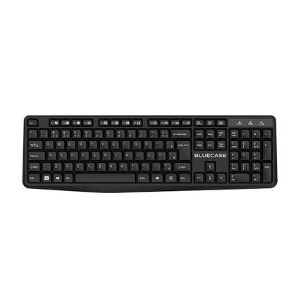 Imagem de Kit Teclado e Mouse Sem Fio Bluecase BMTW01, Adaptador USB Mini, ABNT2, DPI2400, 2,4 GHz, Plug and Play, Preto - BMTW01