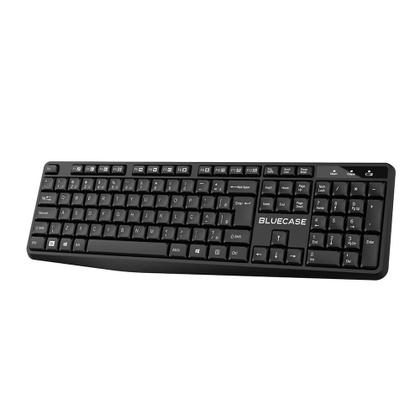 Imagem de Kit Teclado e Mouse Sem Fio Bluecase BMTW01, Adaptador USB Mini, ABNT2, DPI2400, 2,4 GHz, Plug and Play, Preto - BMTW01