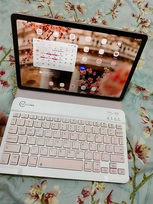 Imagem de Kit Teclado e Mouse Sem Fio Bluetooth 5.2  Compatível com Diversos Dispositivos  Original e Garantia