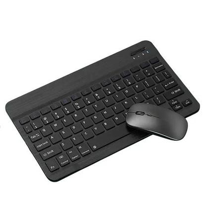 Imagem de kit teclado e mouse sem fio bluetooth