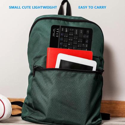 Imagem de Kit Teclado e Mouse Sem fio Bluetooth Multi-device Branco K-06