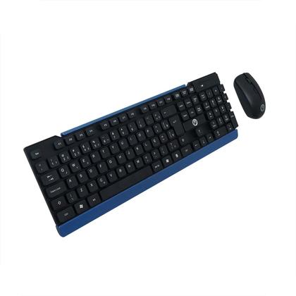 Imagem de Kit Teclado e Mouse sem Fio BrazilPC BPC-5271/17 - ABNT2 - 1200DPI - Preto