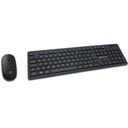 Imagem de Kit Teclado E Mouse Sem Fio C3tech Multimídia K-W20BK Preto