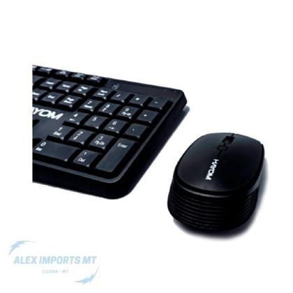 Imagem de Kit Teclado e Mouse sem Fio Hayom Tecrado e Mauser