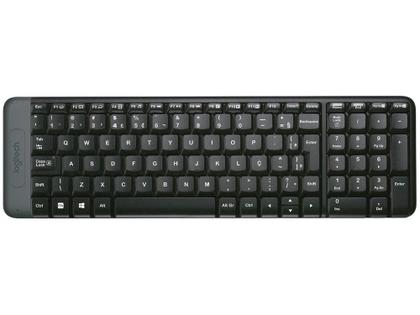 Imagem de Kit Teclado e Mouse Sem Fio Logitech MK220
