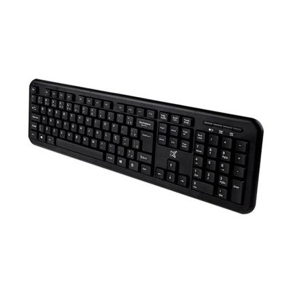 Imagem de Kit Teclado e Mouse sem Fio Maxprint Exagon, Wireless, ABNT2, Preto , mouse 1200DPI - 60000146