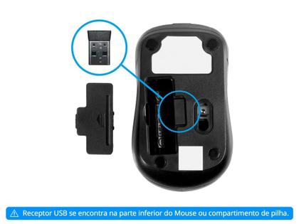 Imagem de Kit Teclado e Mouse sem Fio Multilaser - TC212