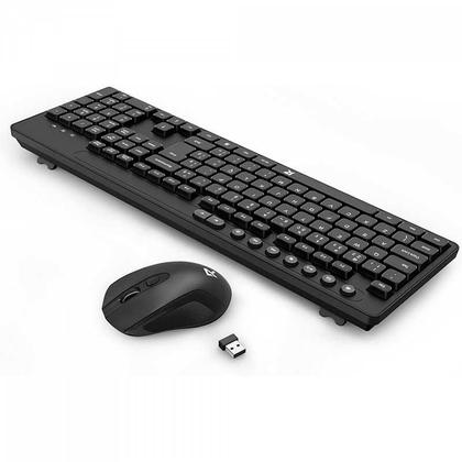 Imagem de Kit Teclado e Mouse sem Fio Redragon BS-7094 - 2.4GHz - ABNT2 - 4000dpi - Preto