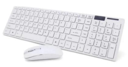 Imagem de Kit Teclado E Mouse Sem Fio Wireless Para Computador Pc Notebook Português Teclado Abnt 2 Com Ç