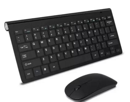 Imagem de Kit Teclado E Mouse Slim + Suporte Para Notebook