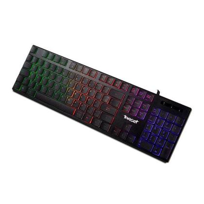Imagem de Kit Teclado e Mouse TGT Leopard 2 Rainbow 1200DPI ABNT2 Preto - TGT-LP2-RBW01