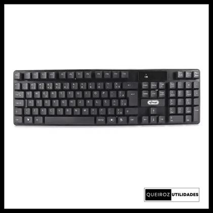 Imagem de Kit Teclado e Mouse USB  Praticidade e Conforto no Seu Dia a Dia