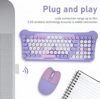 Imagem de Kit Teclado E Mouse Wireless Sem Fio Para Notebook Samsung Book Pro