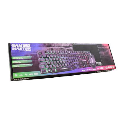 Imagem de Kit Teclado Gamer K-Mex KM52 + Mouse MOA8 + Pad FX-X2218