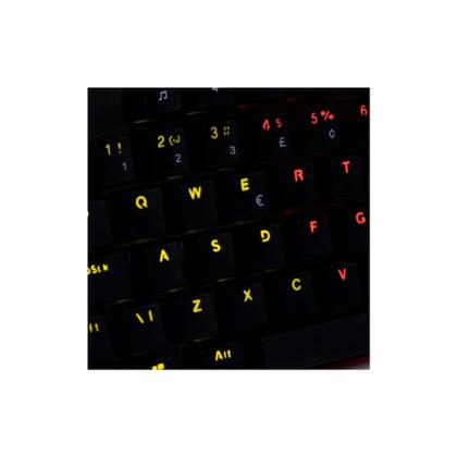 Imagem de Kit teclado gamer mecanico orion usb 2.0 dazz + mouse 3600dpi 7 botoes + mousepad warrior