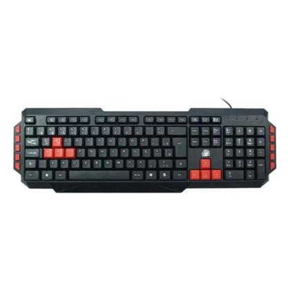 Imagem de Kit Teclado Gamer Santana + Mouse Gamer LED RGB KG-03R PT/VM