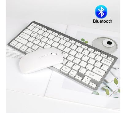 Imagem de Kit Teclado Mouse Bluetooth Tablet Android Phone Celular