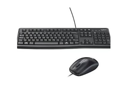 Imagem de Kit teclado/mouse c/ fio optico mk120 logitech