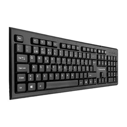 Kit Teclado + Mouse Com Fio Optico Tomate MKT-01713 - Kit Teclado