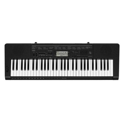 Imagem de Kit Teclado Musical Casio Ctk3500 Midi/usb Aplicativo Chordana + Suporte X + Capa + Fonte + Suporte