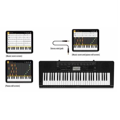 Imagem de Kit Teclado Musical Casio Ctk3500 + Suporte X + Fonte + Suporte Partitura