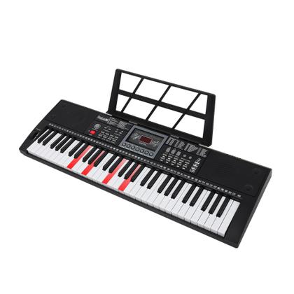 Imagem de Kit Teclado Musical Portátil 61 Teclas Rhythmic 80 Bluetooth com Suporte em X