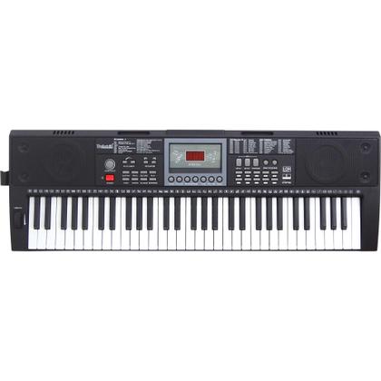 Imagem de Kit Teclado Musical Portátil 61 Teclas Rhythmic 80 Bluetooth com Suporte em X