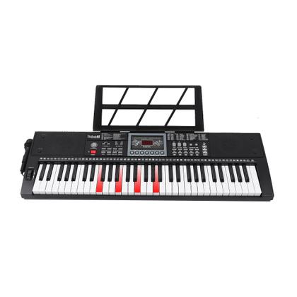 Imagem de Kit Teclado Musical Portátil 61 Teclas Rhythmic 80 Bluetooth com Suporte em X