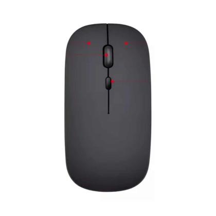 Imagem de Kit Teclado Recarregável e Mouse + Suporte Tablet/ Celular