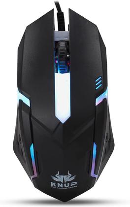 Imagem de Kit Teclado Semi Mecânico Gamer Led Rgb Multimídia Mouse Laser 3 Botões Usb 2.0 Pc Computador Notebo