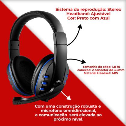 Imagem de Kit Teclado Semi Mecânico Mouse Gamer 1600 Dpi + Headset + Mouse Pad