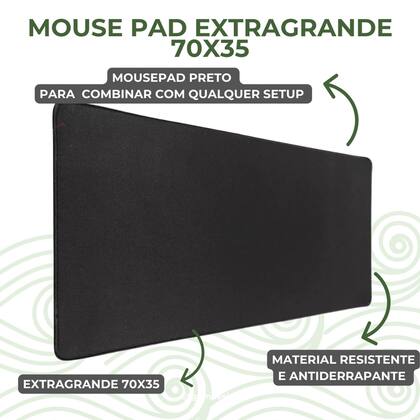 Imagem de Kit teclado semimecânico com mouse e mouse pad gamer extragrande