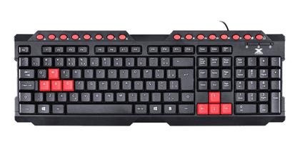 Imagem de Kit Teclado VX Gaming Dragon Preto e Vermelho + Mouse Óptico Chinamate