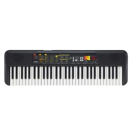 Imagem de Kit Teclado Yamaha Psr-f52 Estudante +fonte+capa+suporte+nf Cor Preto 110v/220v